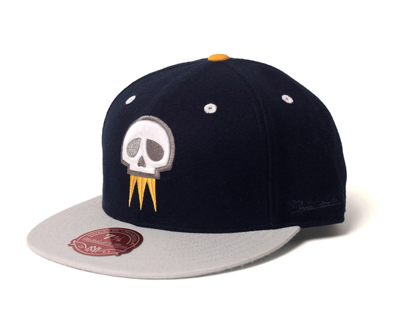 Pirates & Emperors™ navy/gray fitted hat